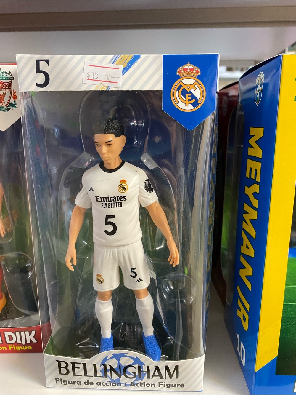 Jude Bellingham #5 White Action Figure - Kids Toy